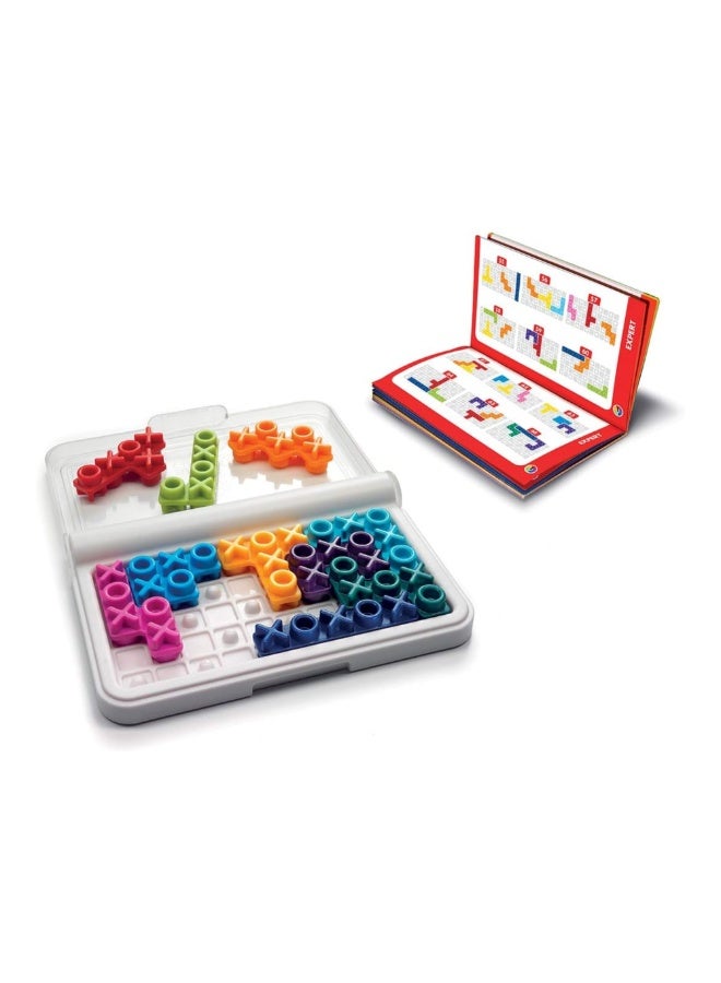 SmartGames IQ XOXO, Fun IQ Brain Teaser Puzzle, Cognitive Development STEM Toy with 120+ Challenges, Travel Friendly Handheld Educational Matching Puzzle Game, Suitable for Children Above 6+ - Image 2